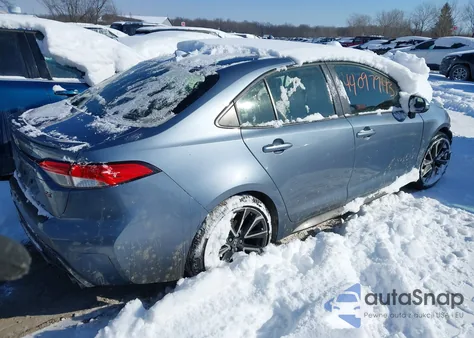 2022 Toyota Corolla Se from USA, damaged, VIN JTDS4MCE9NJ090052